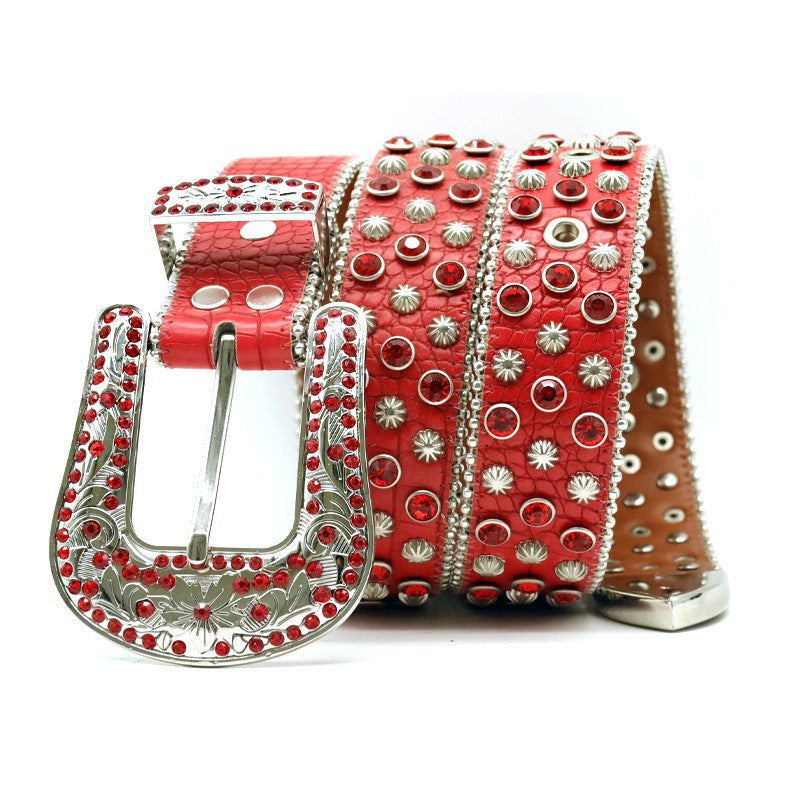 Italy Rhinestone Belts B4013-DOOHOOB