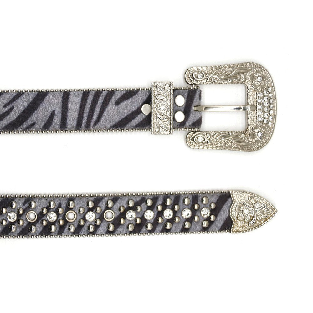 Leopard Rhinestone Belt B4012-DOOHOOB