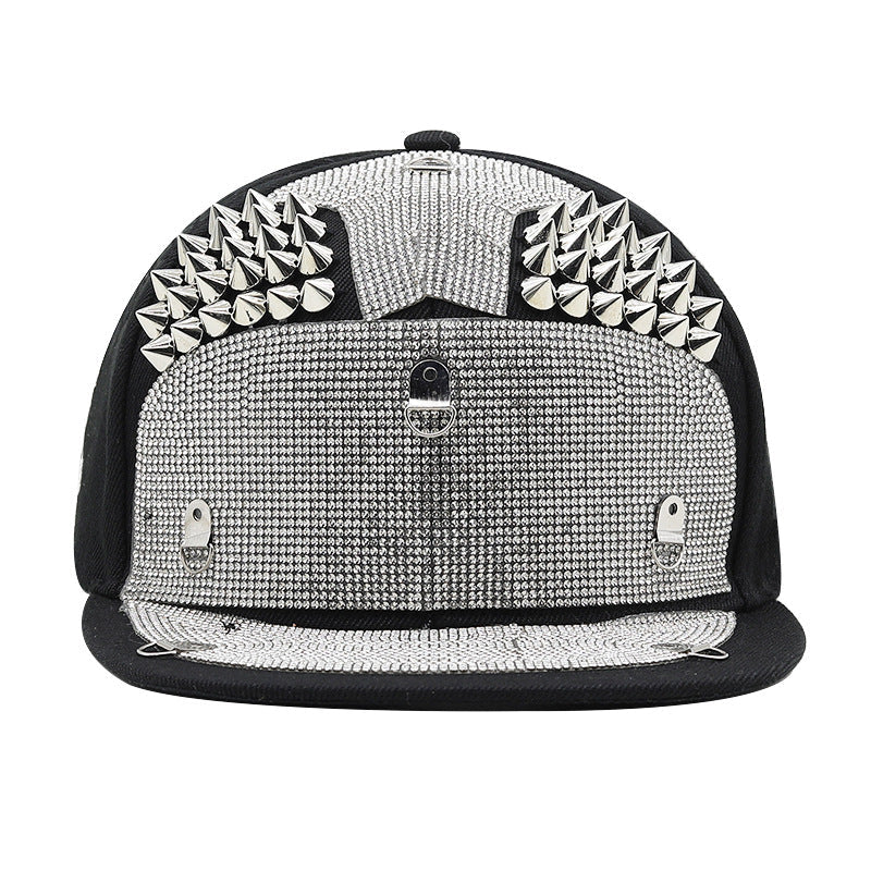 Punk Rhinestone Baseball Cap H7002-DOOHOOB