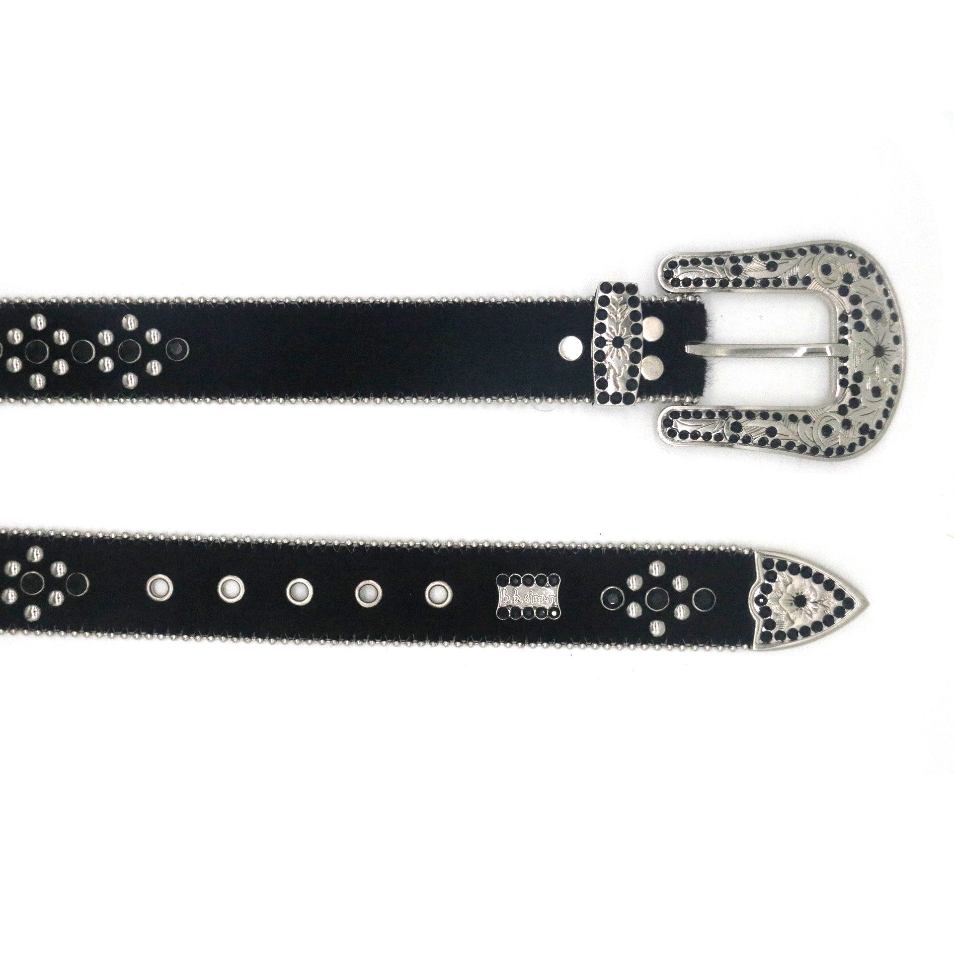 Riveted Rhinestone Belt B4029-DOOHOOB