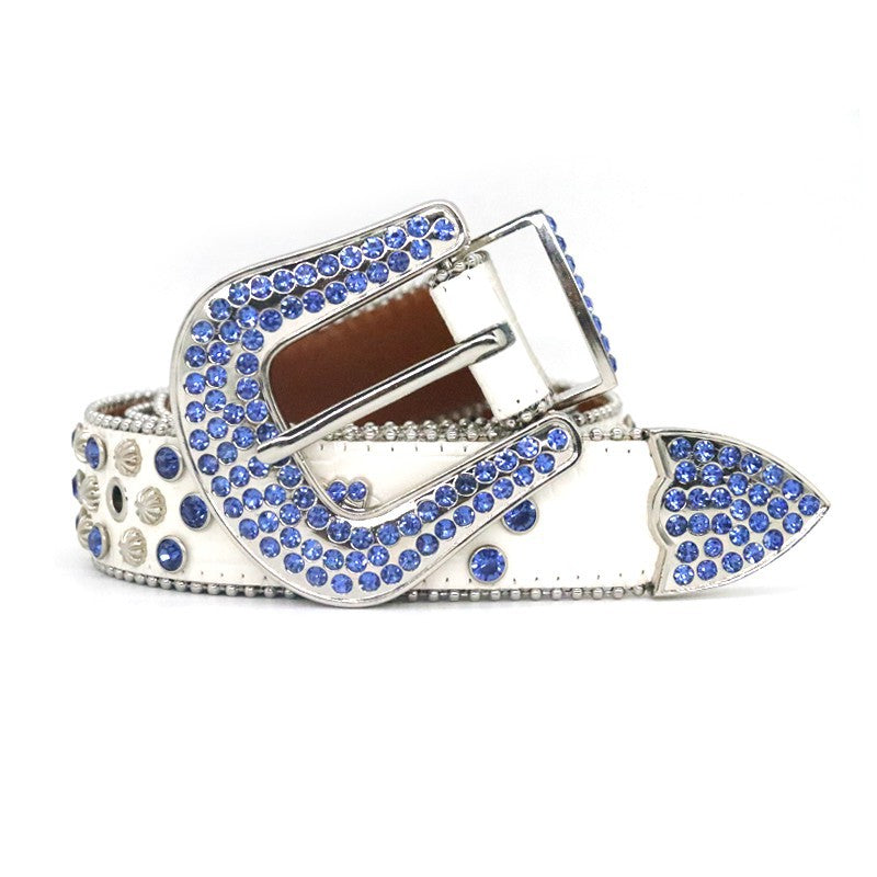 Riveted Rhinestone Belt B4021-DOOHOOB