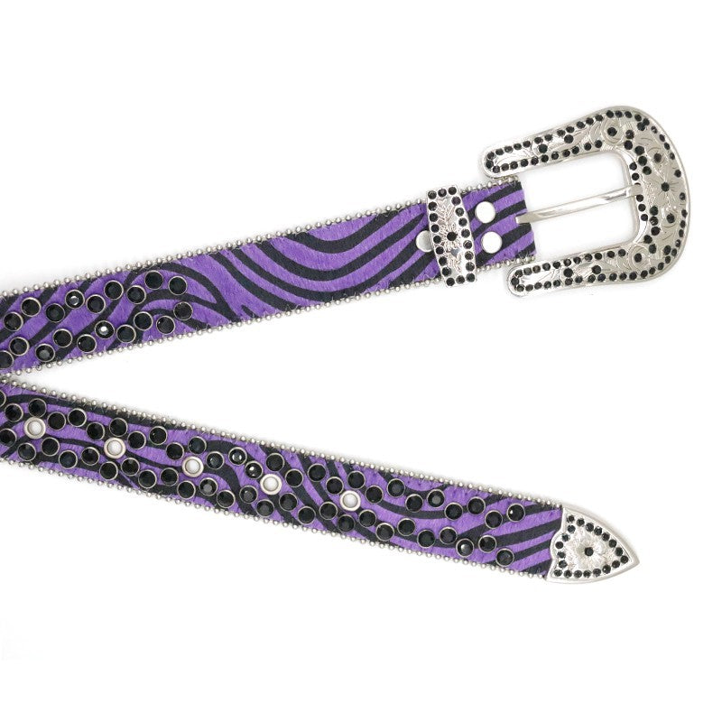 Riveted Rhinestone Belt B4023-DOOHOOB