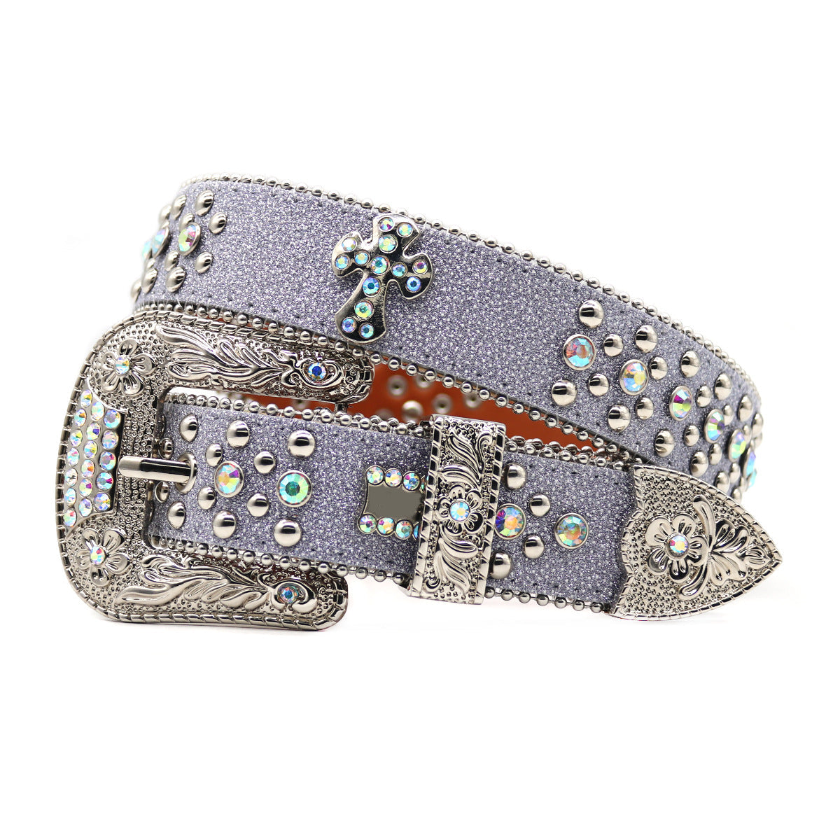 Punk Riveted Rhinestone Belt B4039-DOOHOOB