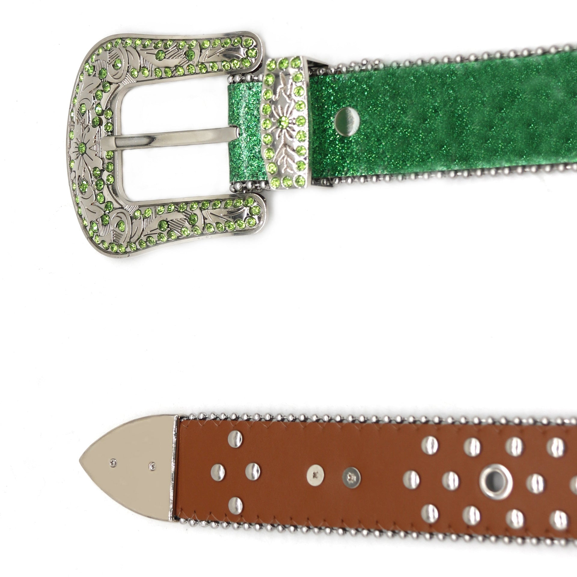 Punk Riveted Rhinestone Belt B4050-DOOHOOB