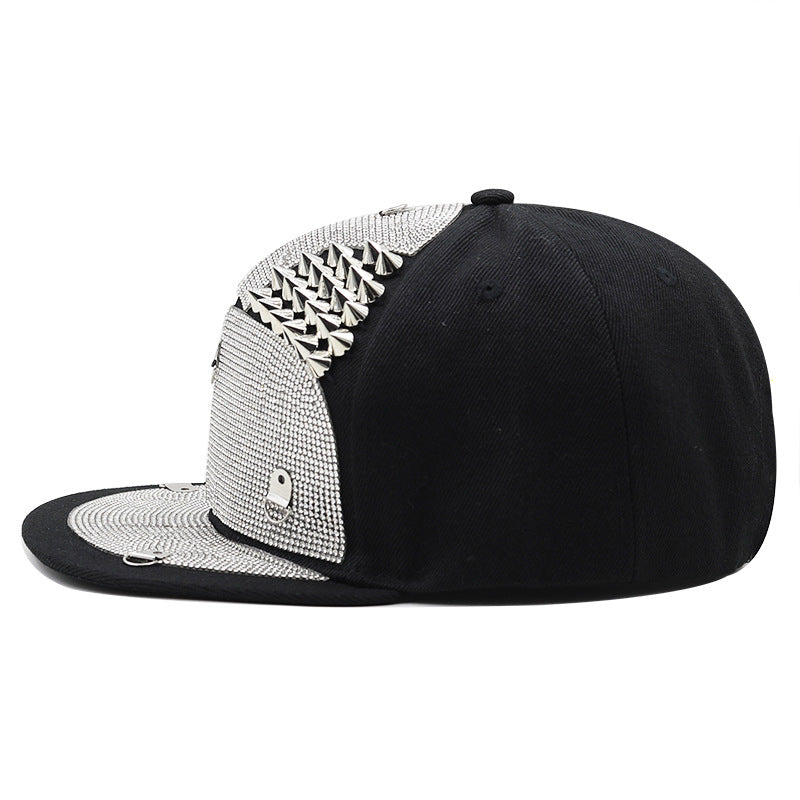 Punk Rhinestone Baseball Cap H7002-DOOHOOB