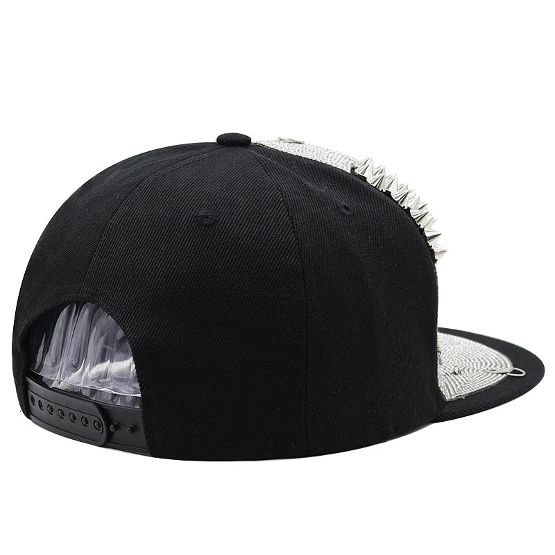 Punk Rhinestone Baseball Cap H7002-DOOHOOB