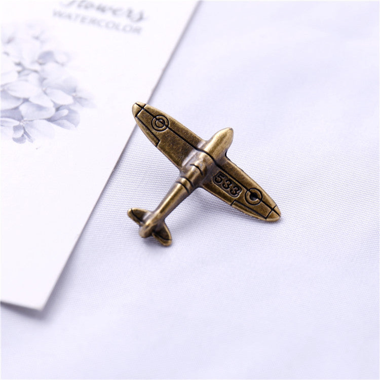 Fashion Aircraft Suit Brooch A1018-DOOHOOB