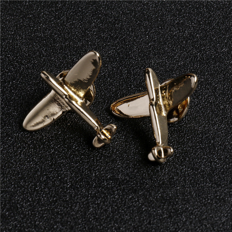 Fashion Aircraft Suit Brooch A1018-DOOHOOB