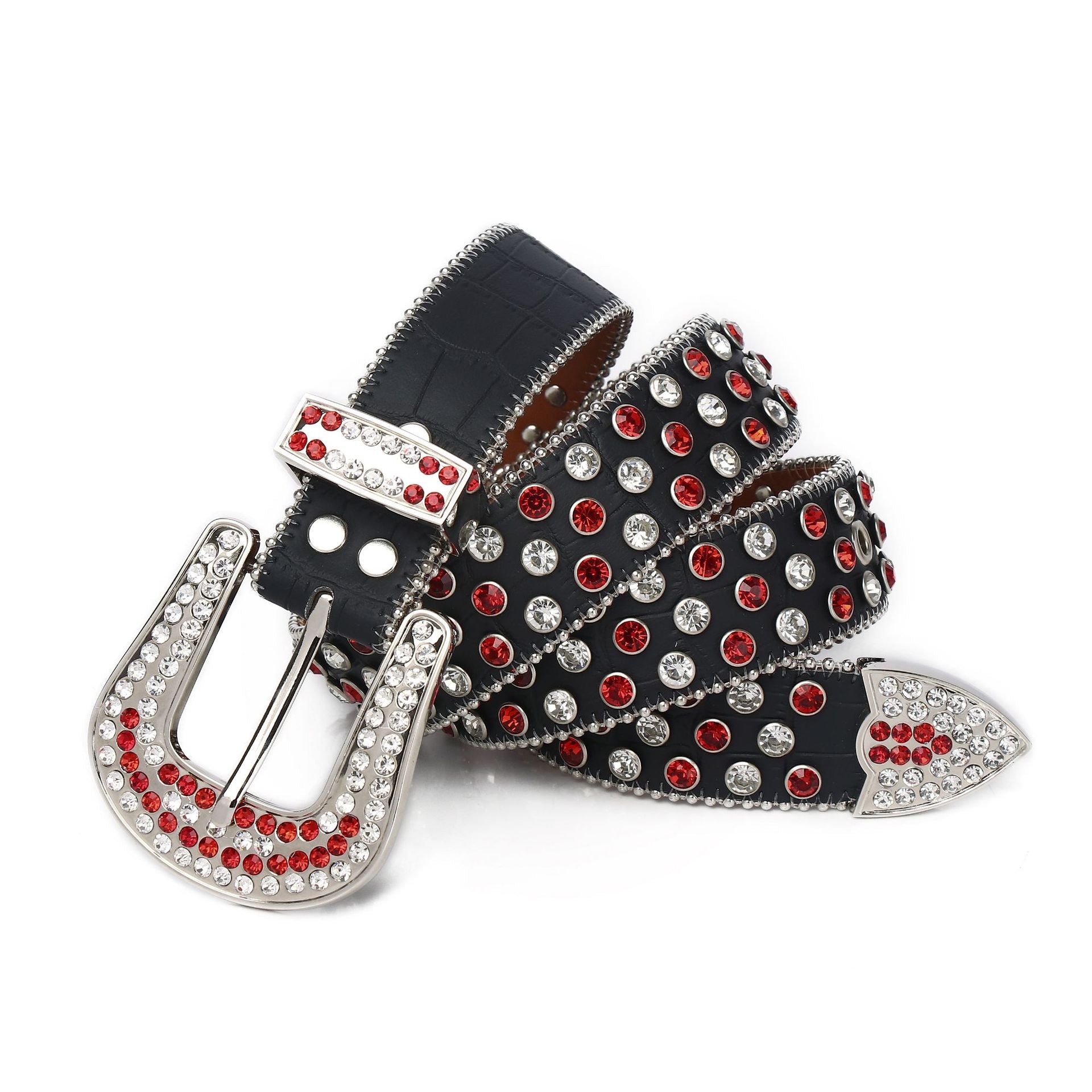 Riveted Rhinestone Belt B4010-DOOHOOB