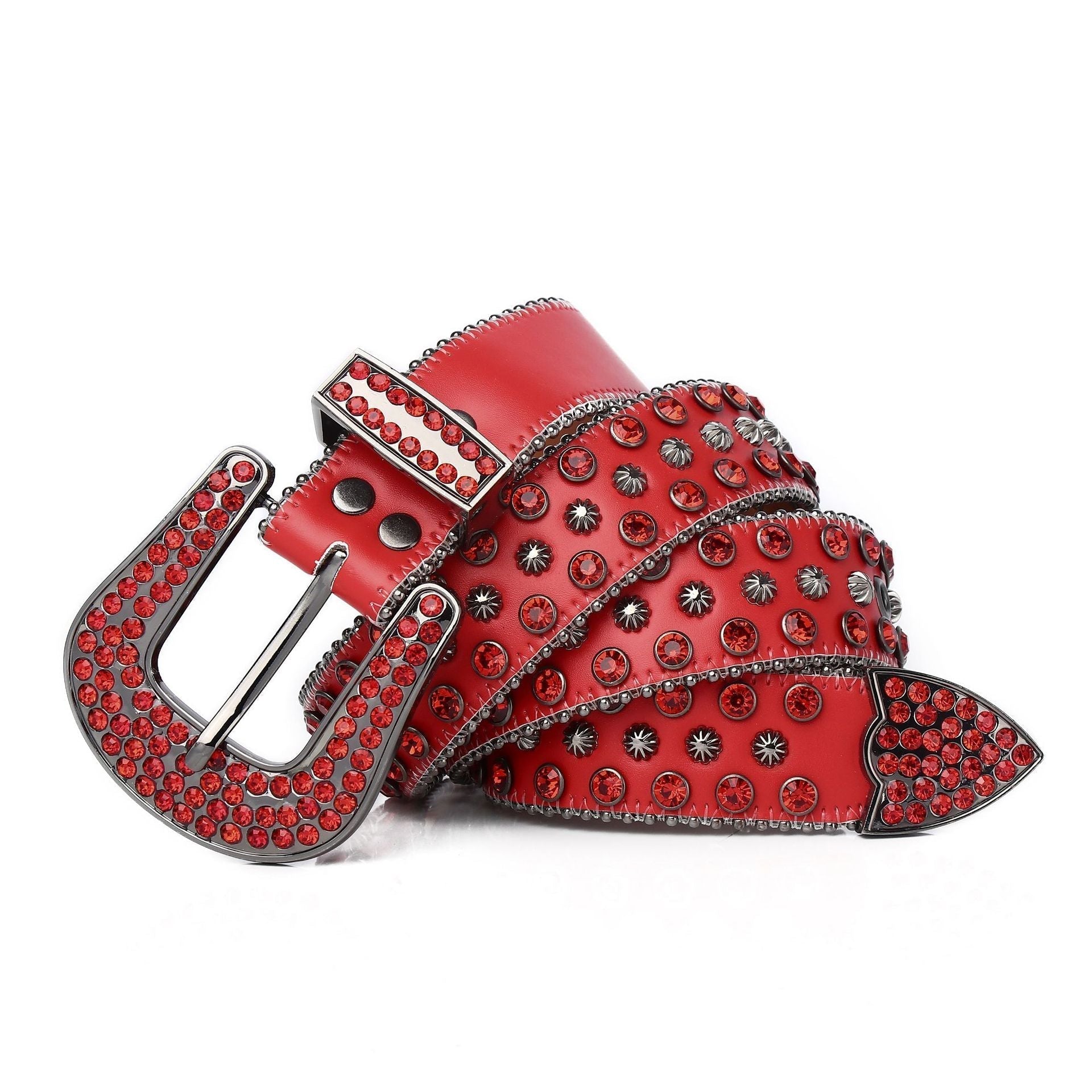 Riveted Rhinestone Belt B4010-DOOHOOB
