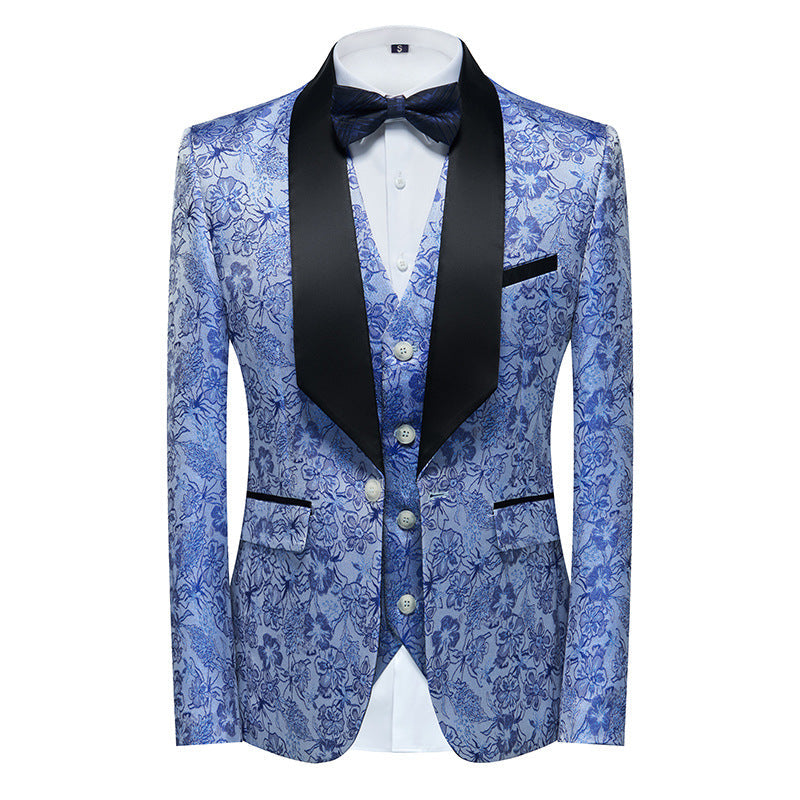 Blossom Harmony Ensemble 3-Piece Suit（7 Colors）S8332-White-DOOHOOB