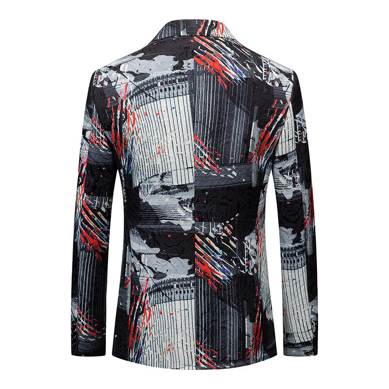 Abstract Element Print Blazer S8314-DOOHOOB