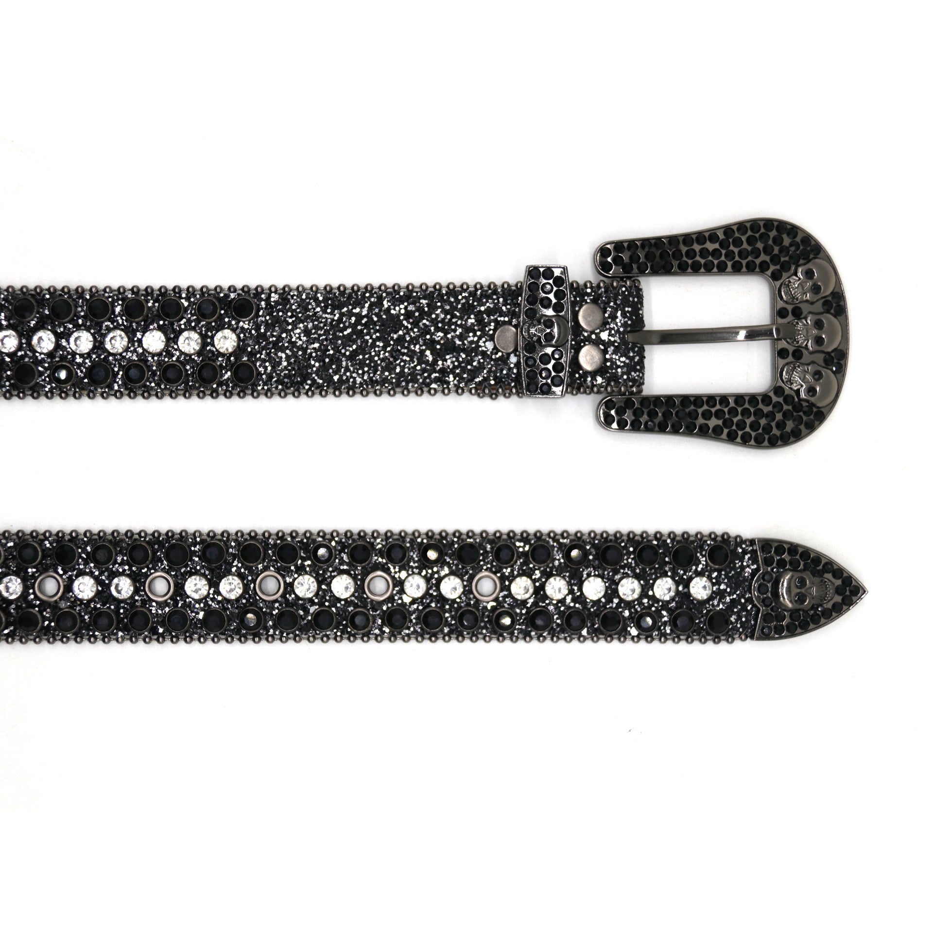 Punk Riveted Rhinestone Belt B4018-DOOHOOB