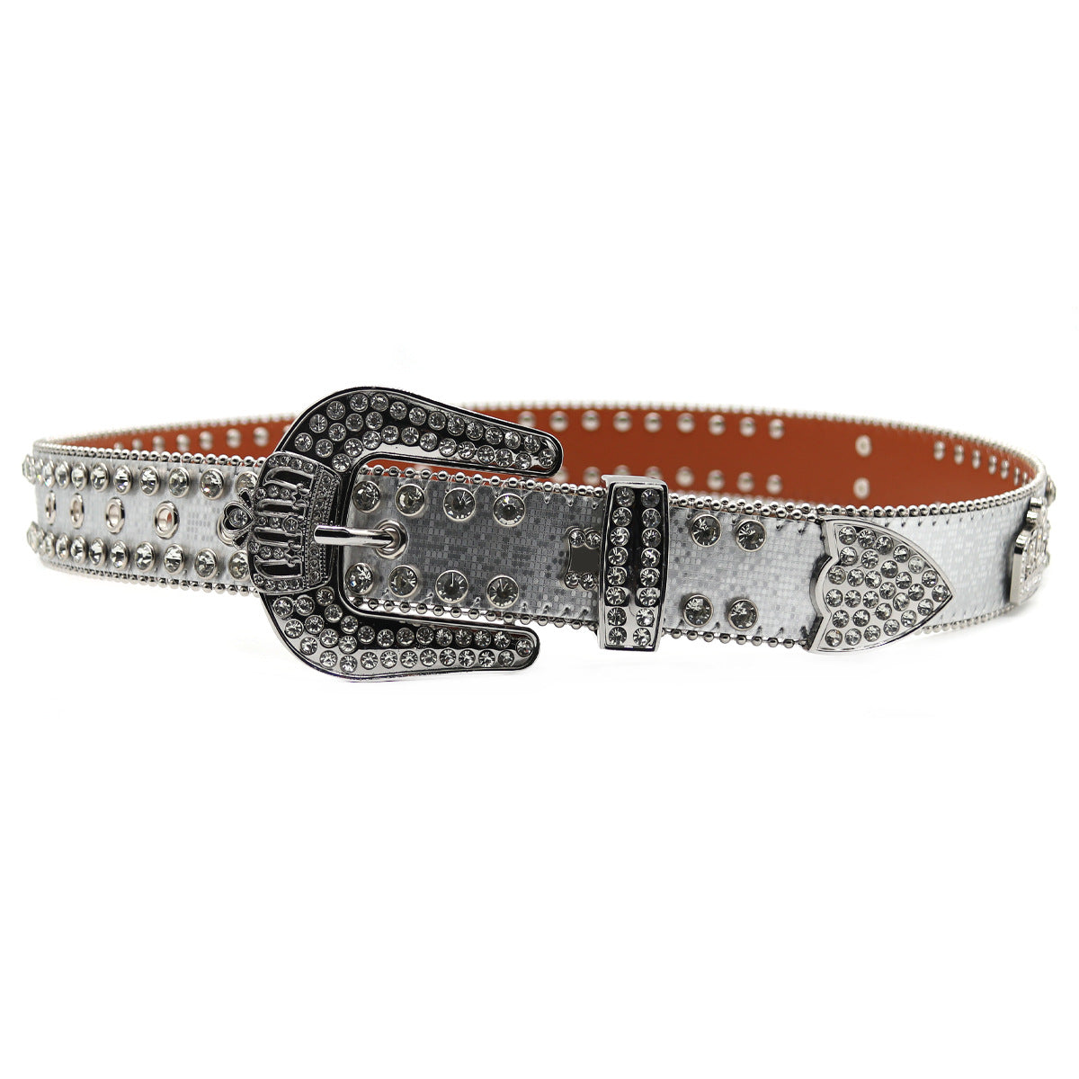 Punk Riveted Rhinestone Belt B4044-DOOHOOB