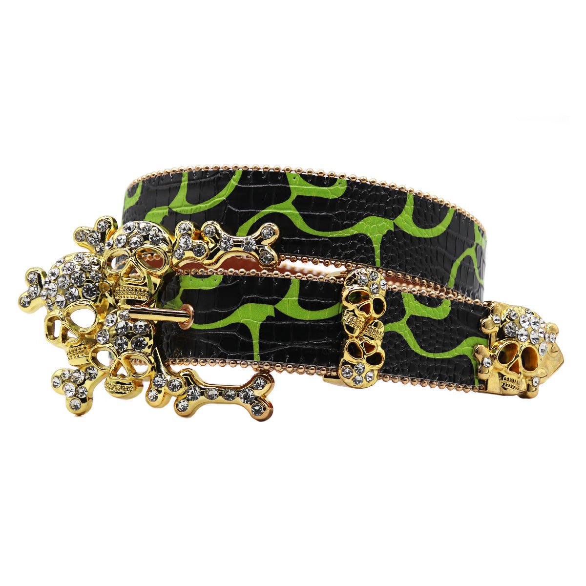 Riveted Rhinestone Belt B4041-DOOHOOB