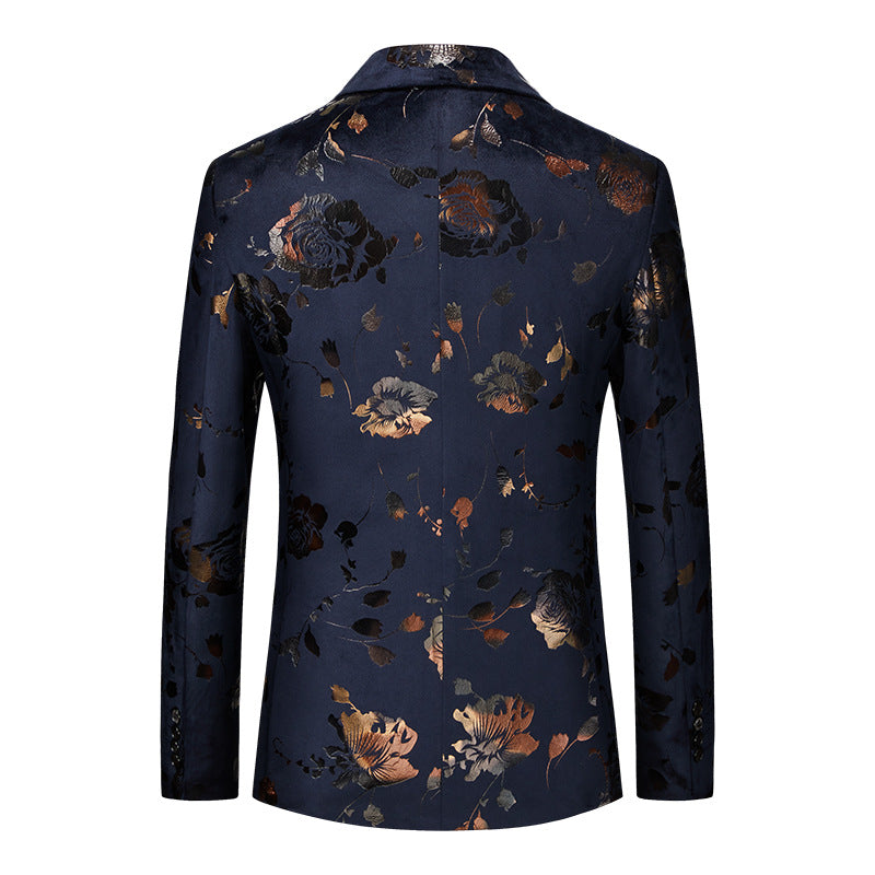 Floral Gilded Pattern Blazer S8318-DOOHOOB