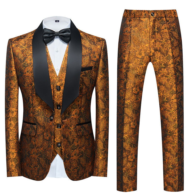 Blossom Harmony Ensemble 3-Piece Suit（7 Colors）S8332-White-DOOHOOB