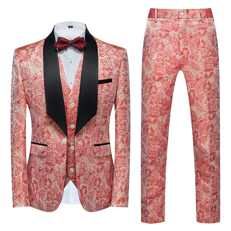 Blossom Harmony Ensemble 3-Piece Suit（7 Colors）S8332-White-DOOHOOB