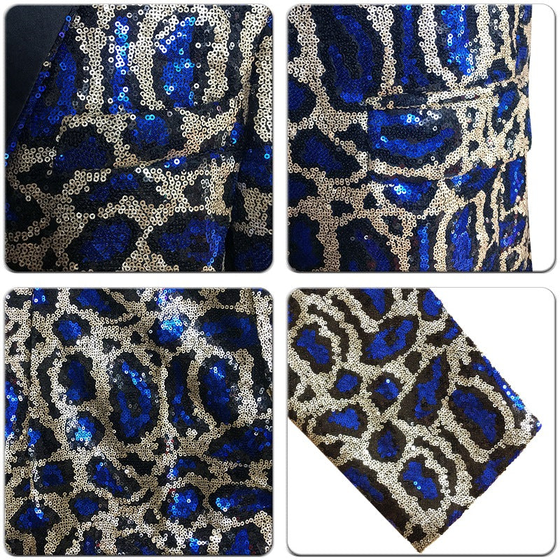 Leopard Print Sequin Gala Tuxedo S8408-DOOHOOB