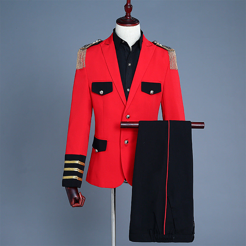 Red Tassel Suit S8417-DOOHOOB