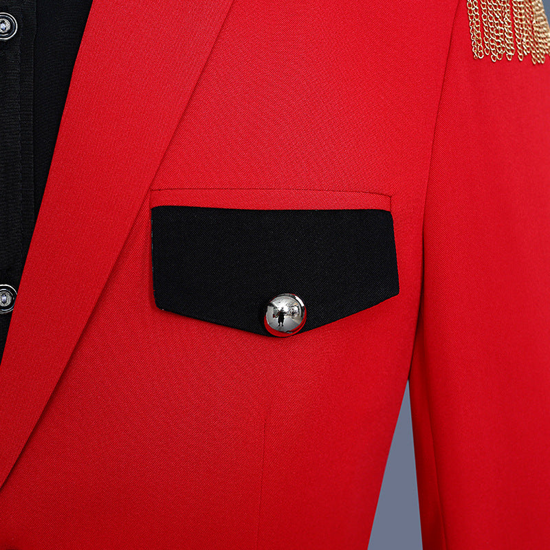 Red Tassel Suit S8417-DOOHOOB