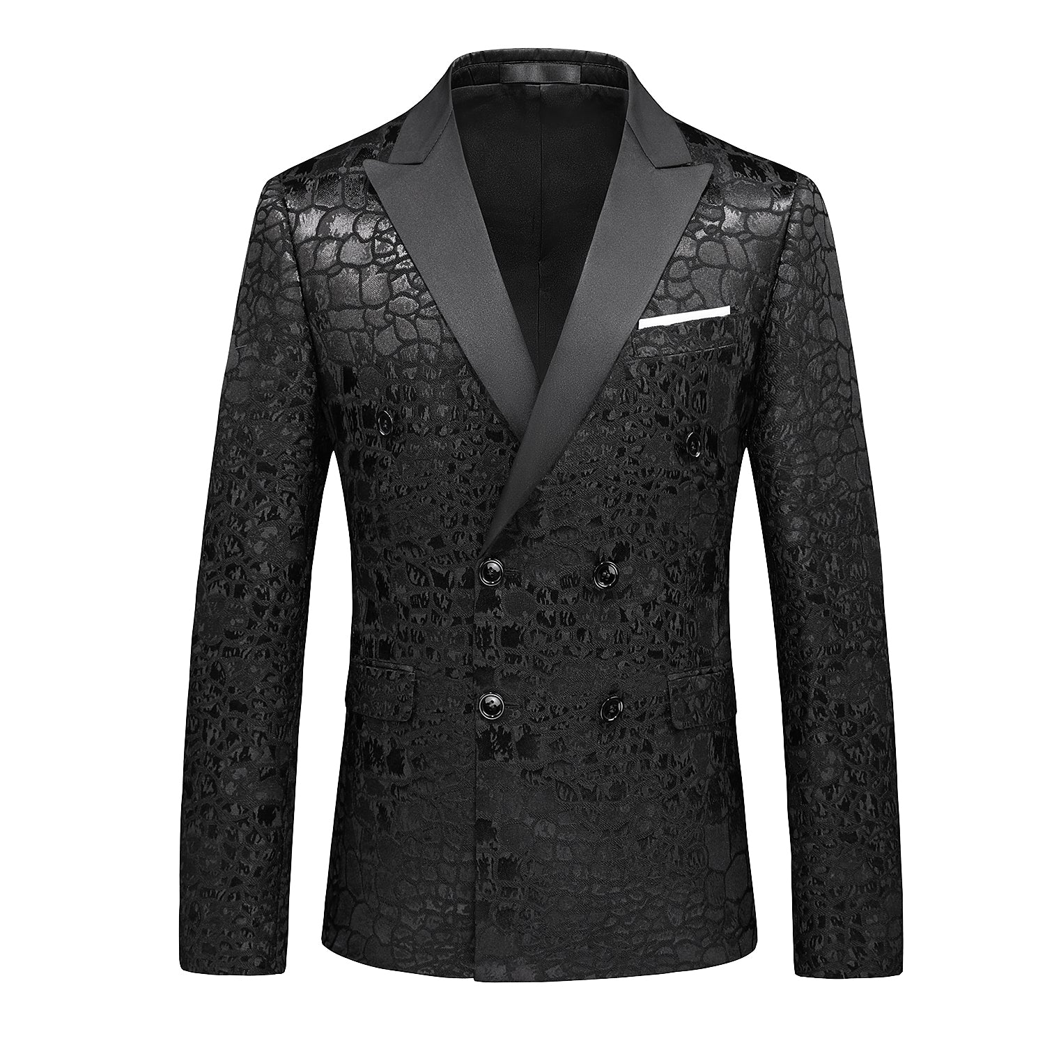 Black_Crocodile_Pattern_Men_Blazer_S8679_Formal_Business_Attire_DOOHOOB