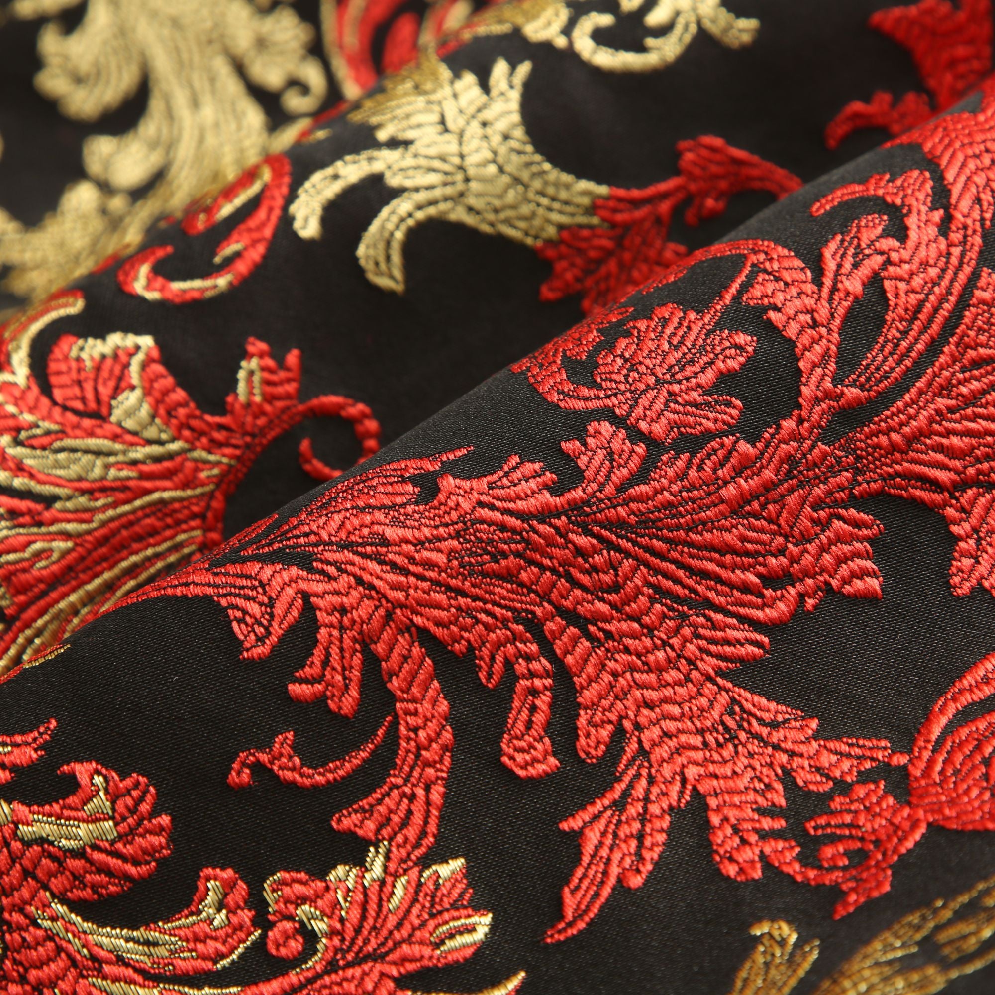 Elegant Gold Floral Dinner Jacket S8695