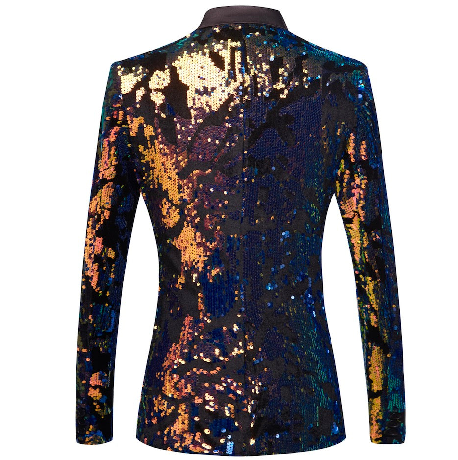 Abstract Multicolor Sequin Tuxedo M8046-DOOHOOB