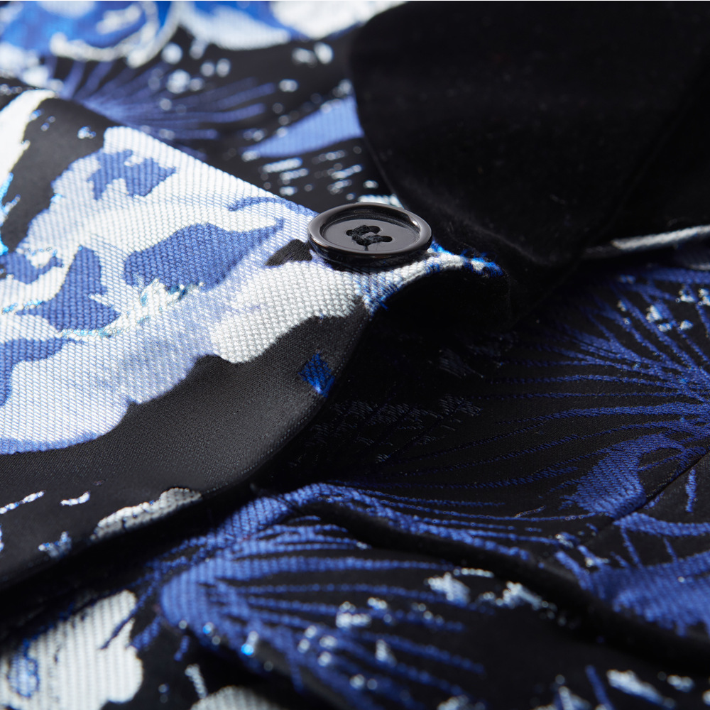 Abstract Roses Jacket and Vest Set M8019-DOOHOOB