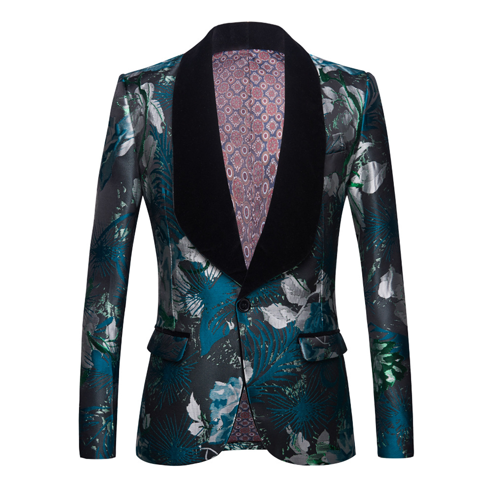 Abstract Roses Jacket and Vest Set M8019-DOOHOOB