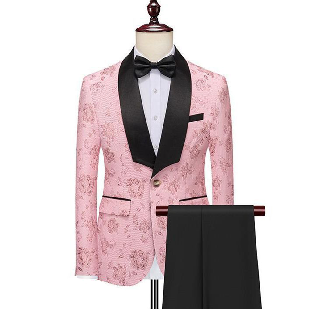 Minimalist Elegance Suit S8308-Red-DOOHOOB