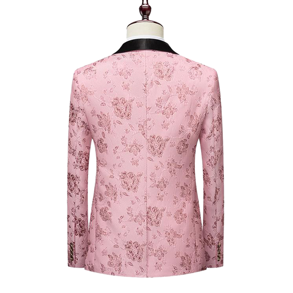 Minimalist Elegance Suit S8308-Red-DOOHOOB