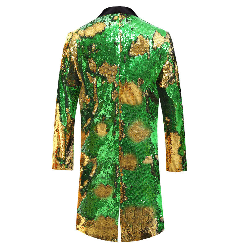 Sequin Mandarin Men's Blazer S8403-DOOHOOB