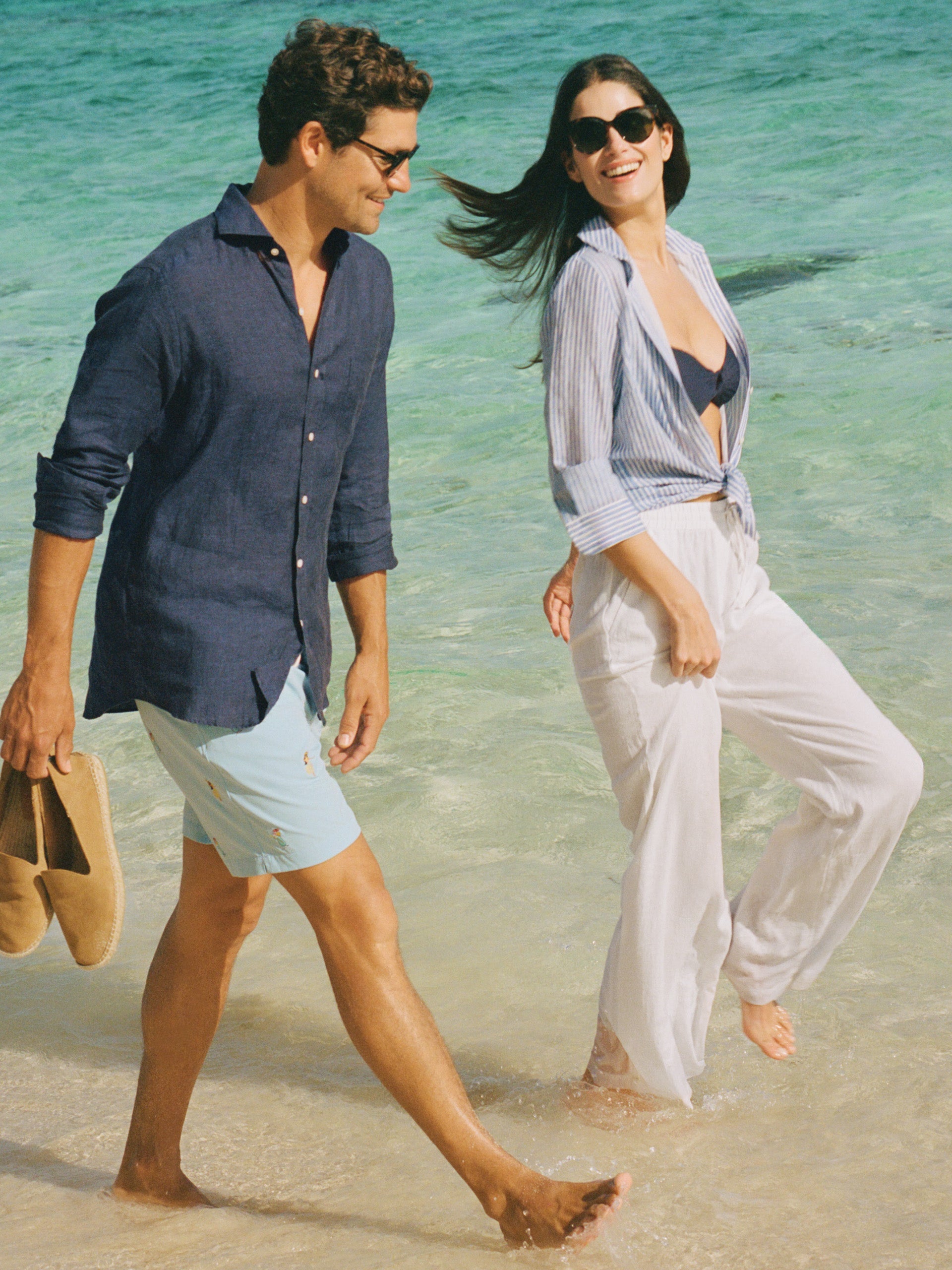 Britt Linen Shirt in Stripe-New Feature DemoNew Feature Demo