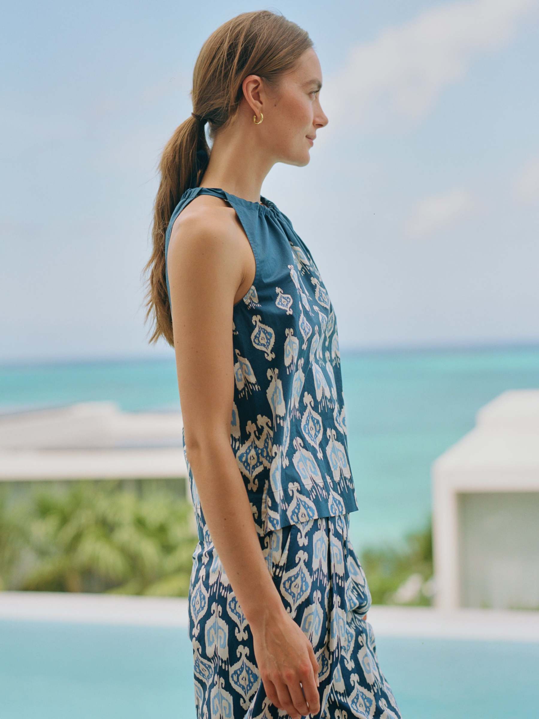 Talitha Blouse in Jeweled Ikat-New Feature DemoNew Feature Demo