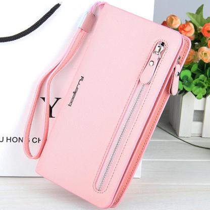 Ladies Long Cross Pattern Wallet-New Feature DemoNew Feature DemomySite