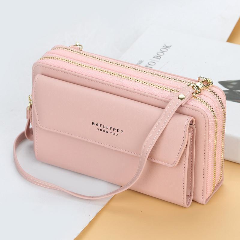 Women 12 Card Slots Large Capacity Phone Bag Crossbody Bag-New Feature DemoNew Feature DemomySite