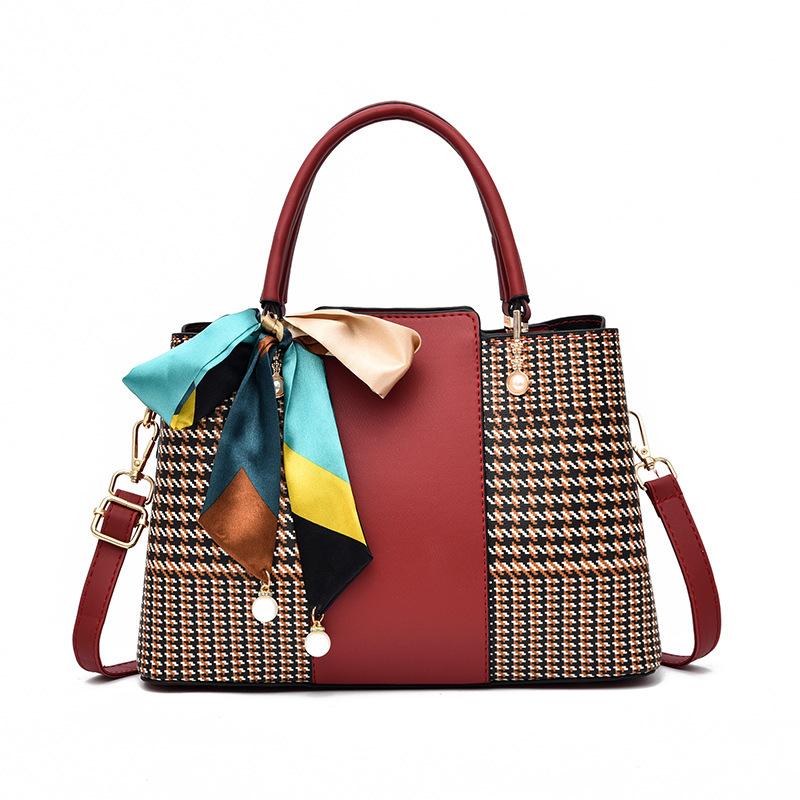 Stitching Fashion Large-capacity Bag-New Feature DemoNew Feature DemomySite