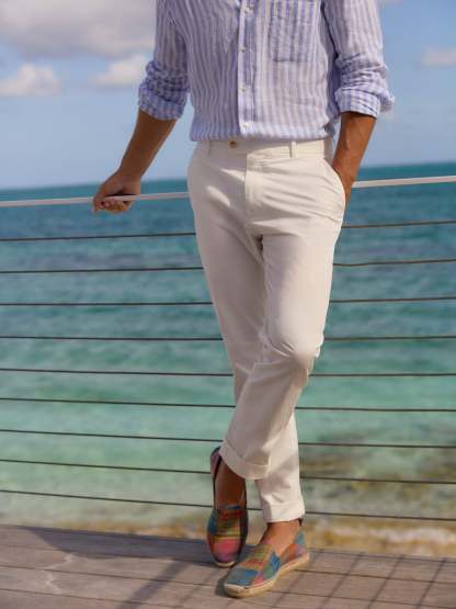 Taylor Straight-Fit Chino in Italian Twill-New Feature DemoNew Feature Demo