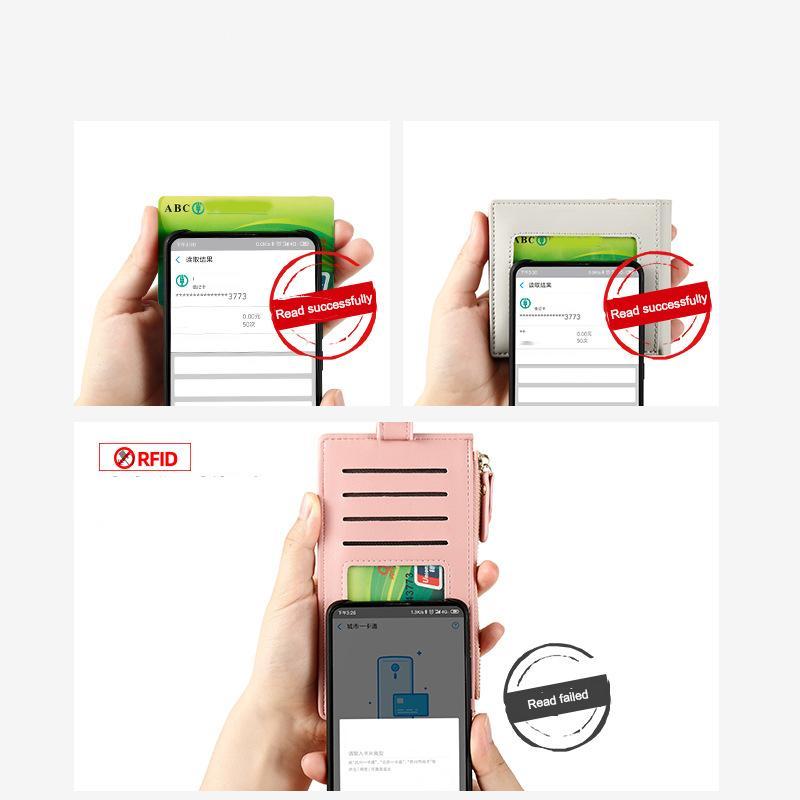 Anti-demagnetization NFC shielding card holder Multi-card position wallet-New Feature DemoNew Feature DemomySite