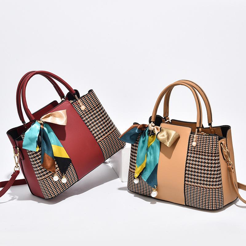 Stitching Fashion Large-capacity Bag-New Feature DemoNew Feature DemomySite