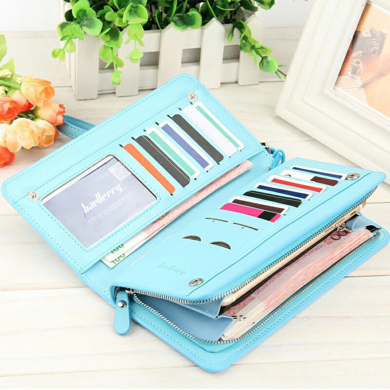 Ladies Long Cross Pattern Wallet-New Feature DemoNew Feature DemomySite