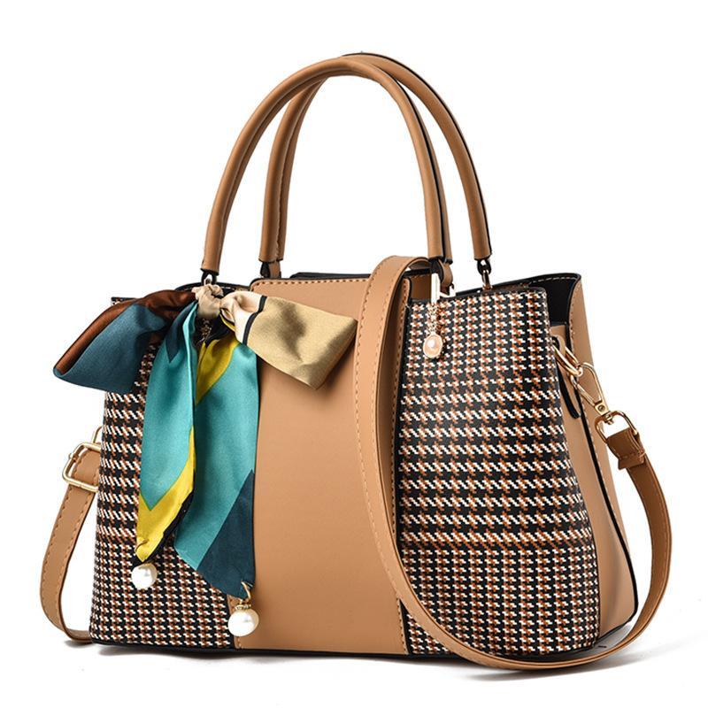 Stitching Fashion Large-capacity Bag-New Feature DemoNew Feature DemomySite