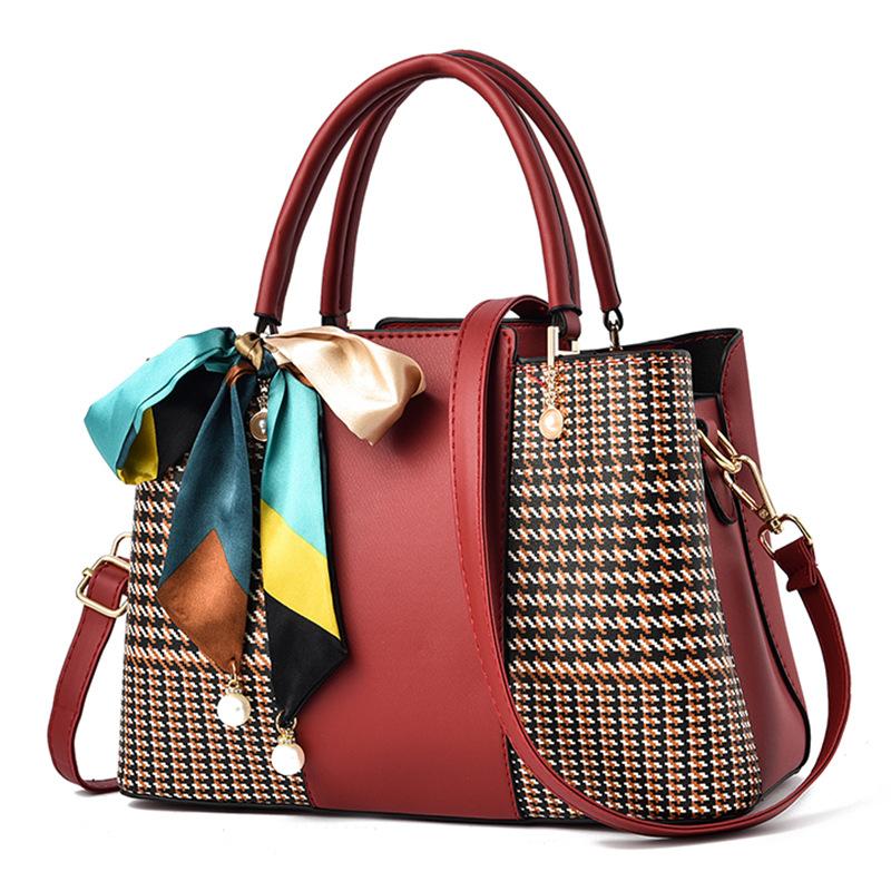 Stitching Fashion Large-capacity Bag-New Feature DemoNew Feature DemomySite