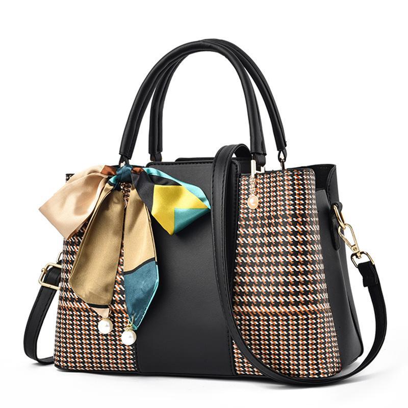 Stitching Fashion Large-capacity Bag-New Feature DemoNew Feature DemomySite