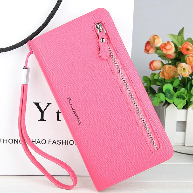 Ladies Long Cross Pattern Wallet-New Feature DemoNew Feature DemomySite