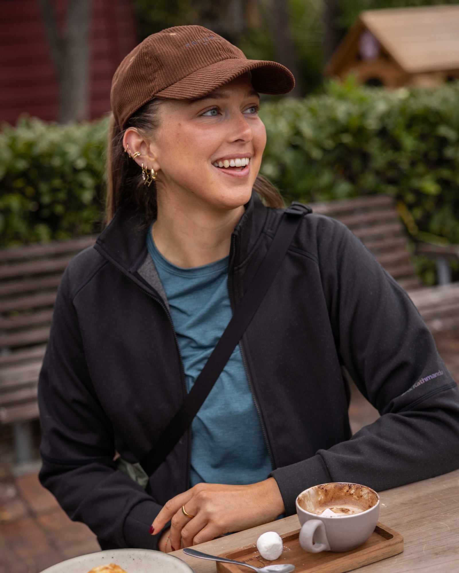 Women’s Anytime Bomber Jacket  -  Black Stingray-New Feature Demo