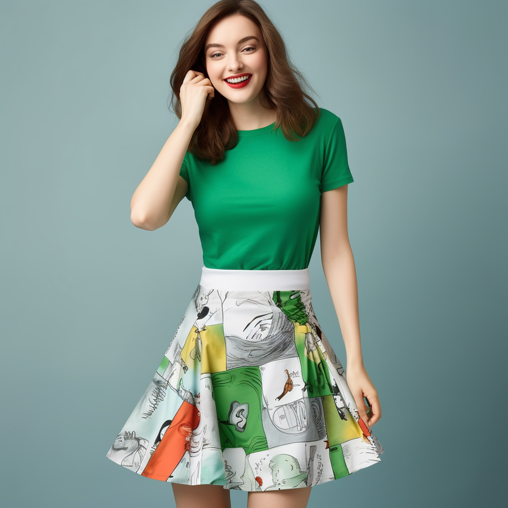 23 Summer Cartoon skirt-New Feature DemoNew Feature Demo