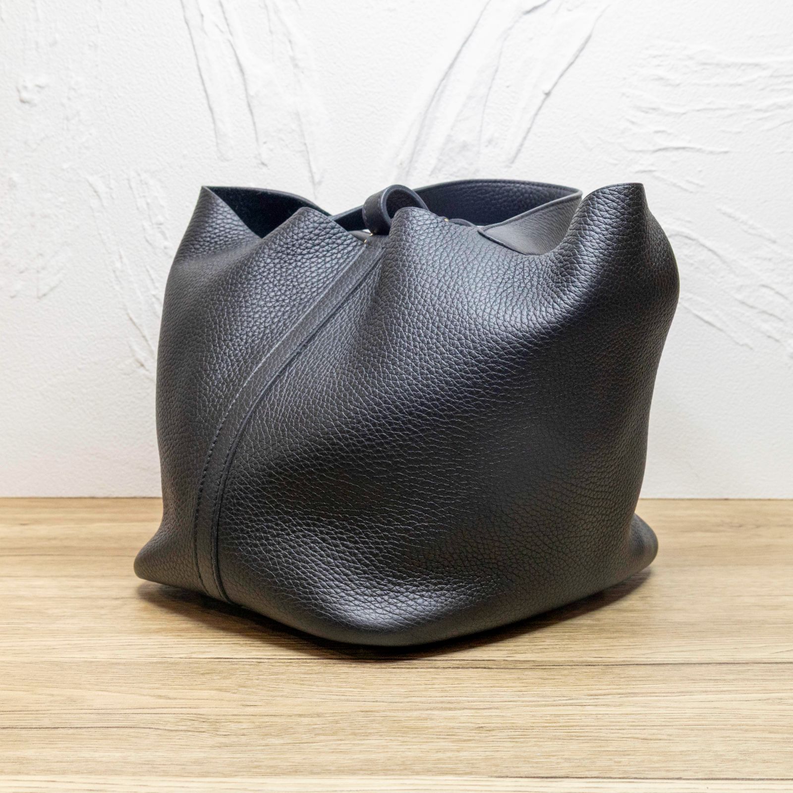 HERMES Picotin 22 Taurillon Clemence Noir Palladium Hardware-New Feature Demo