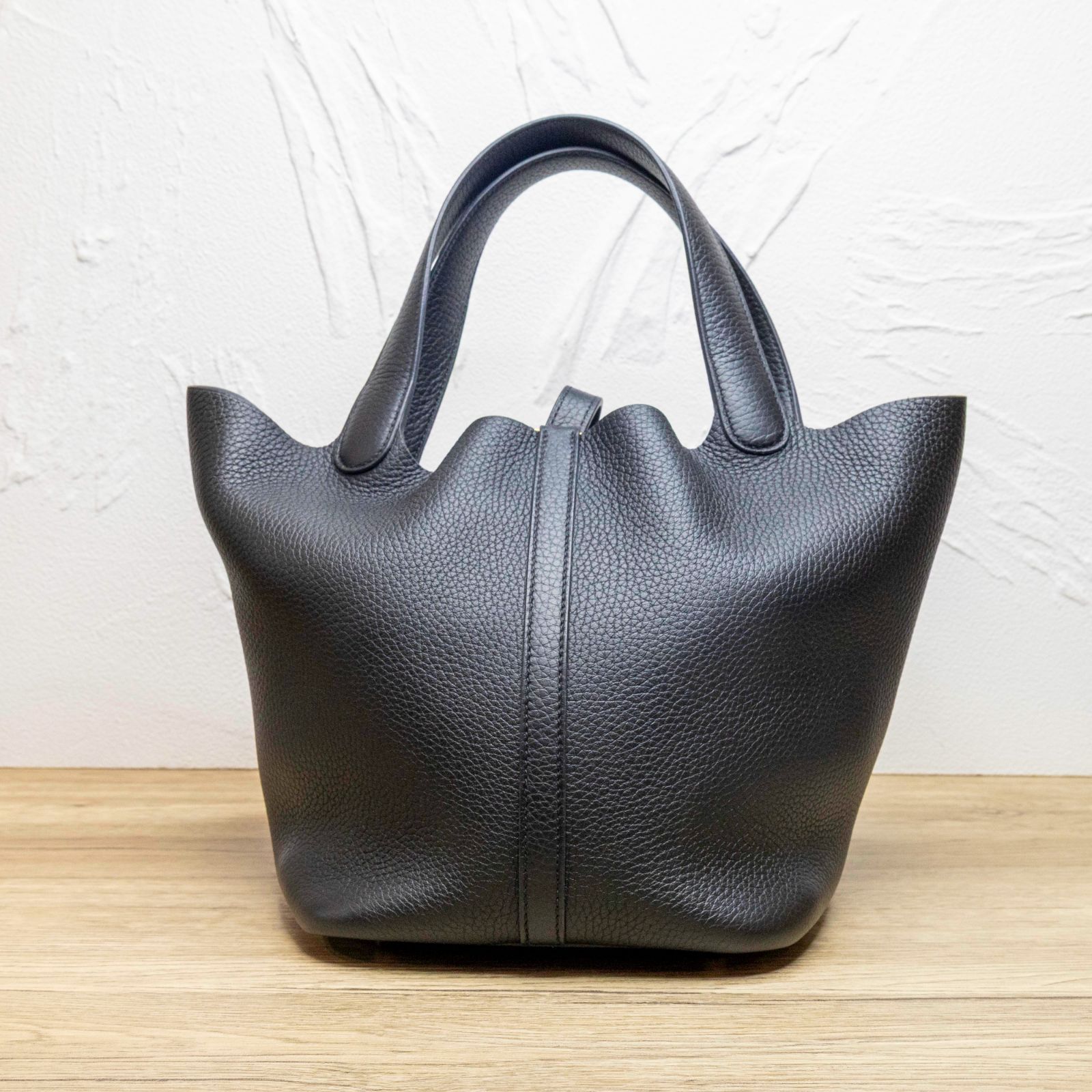 HERMES Picotin 22 Taurillon Clemence Noir Palladium Hardware-New Feature Demo